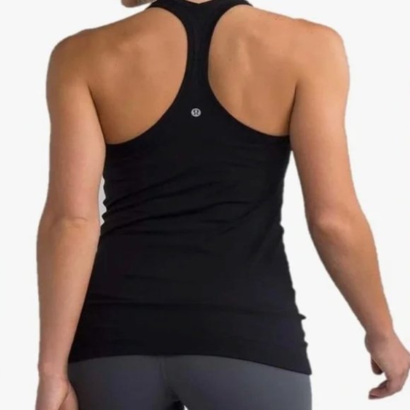 lululemon athletica Tops - Lululemon Racer Back Tank Top in Black in Size L